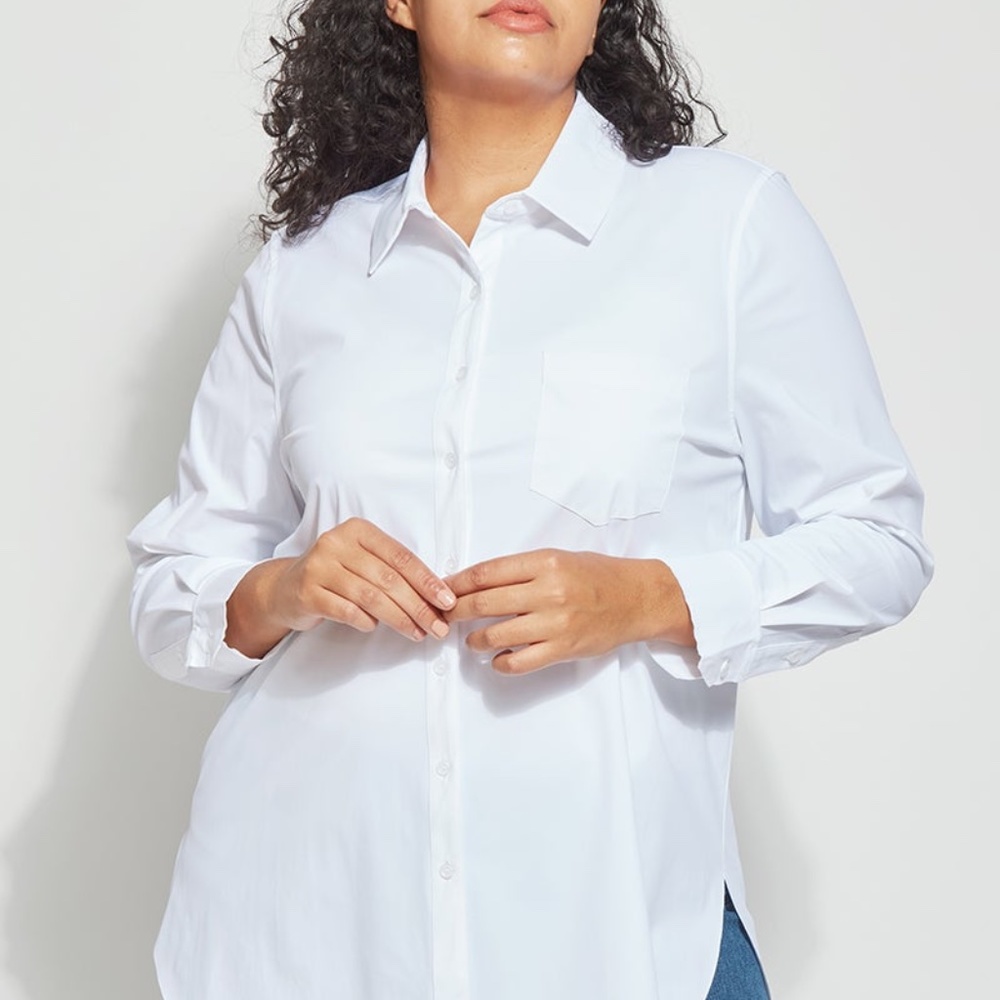 Lysse New York Schiffer Button Down in White
